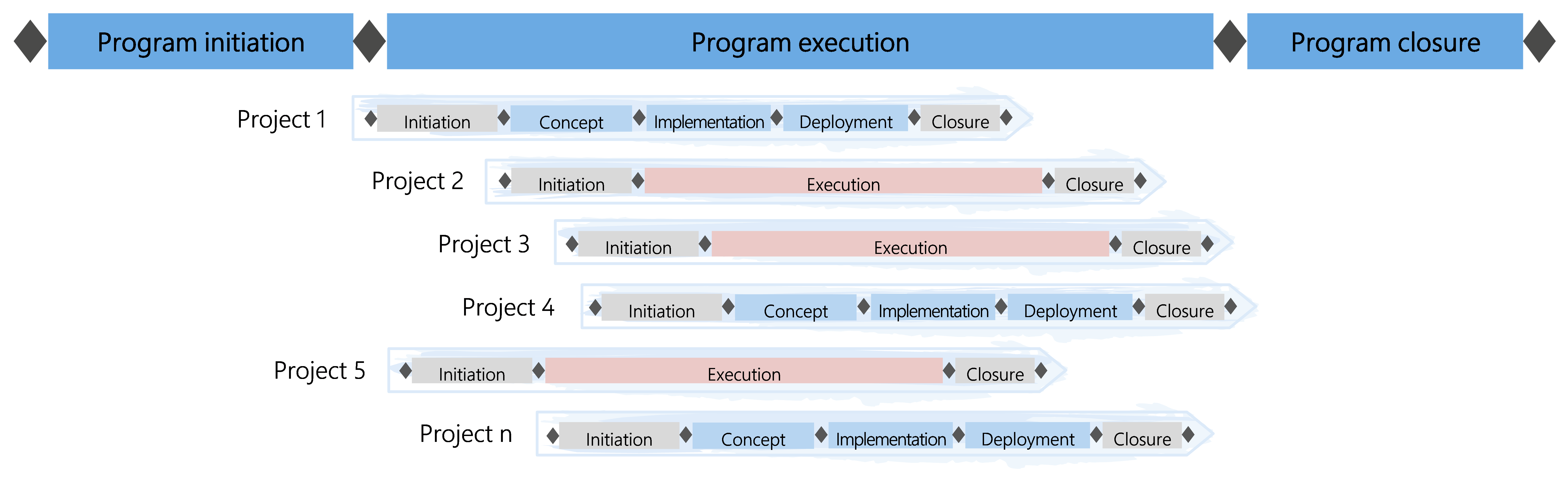 Figure 28: Projects combined into programs